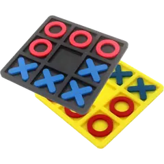 OOTDTY Tic Tac Toe Cognitive Learning Educational OX Chess Board Game Any Color. - Rokomari